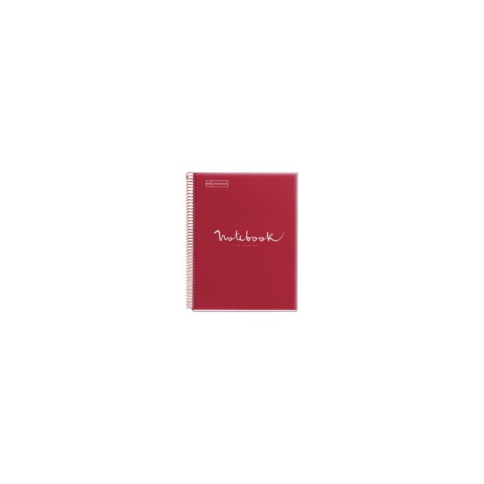 MIQUELRIUS Cahier à spirale "Notebook EMOTIONS", A4, rouge