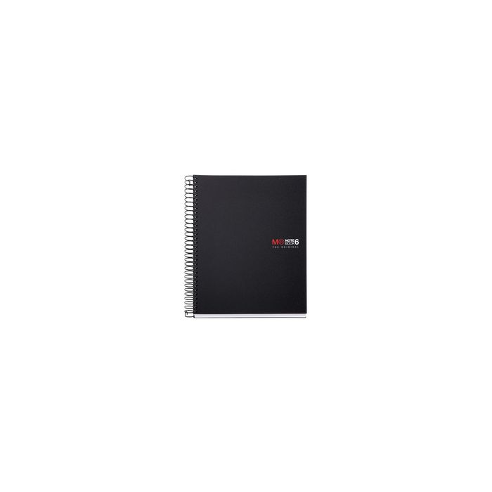 MIQUELRIUS Cahier à spirale "Notebook THE ORIGINAL", A5,noir