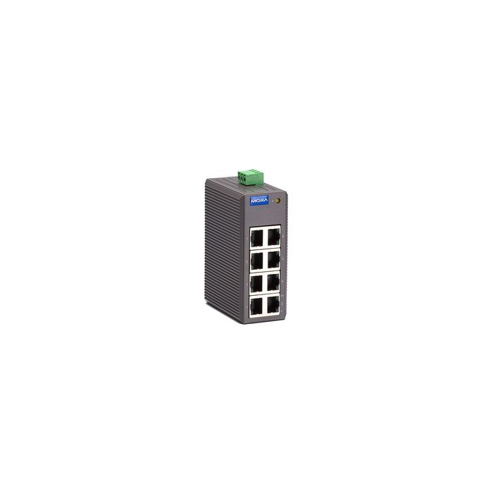 MOXA Unmanaged Industrial Ethernet Switch, 8 ports, EDS-208