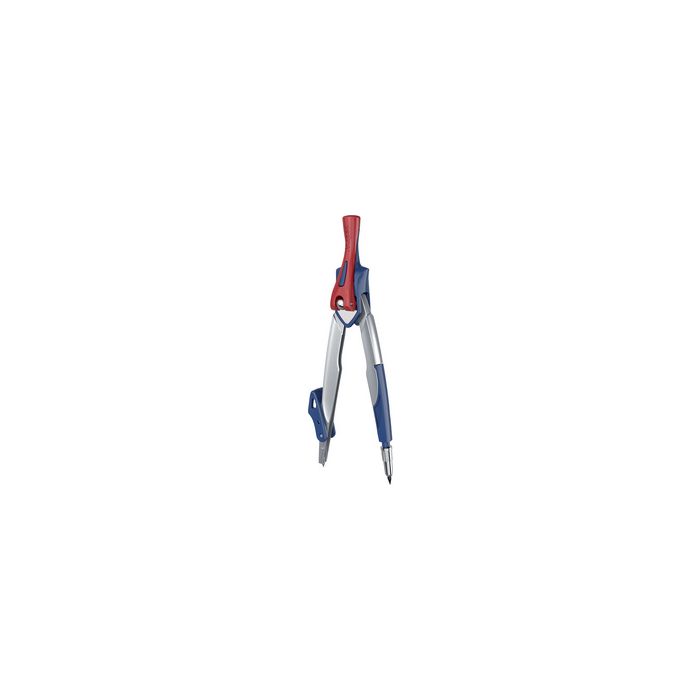 Maped Compas Stop System, en blister, bleu/rouge