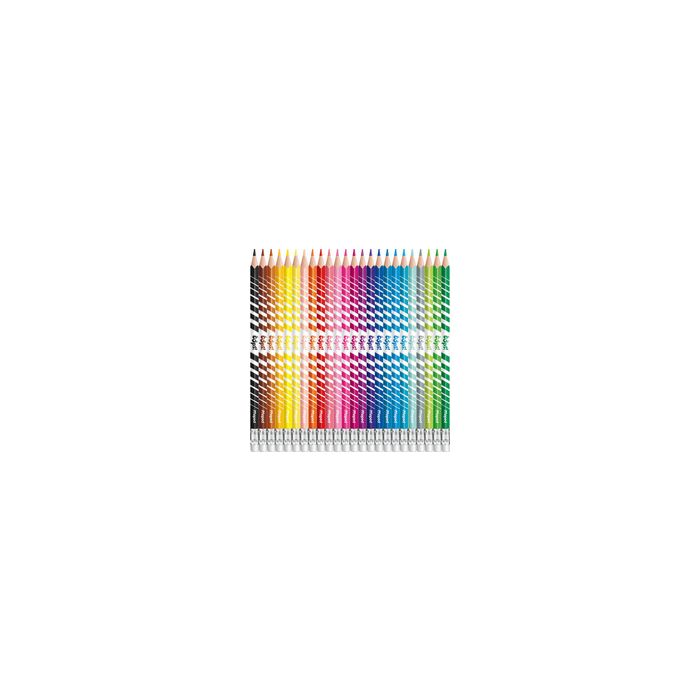 Maped Crayons de couleur COLOR'PEPS, effaçable, étui de 24