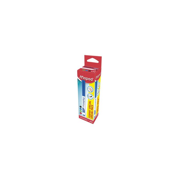 Maped Feutre à tableau blanc Marker'Peps, pack promo de 12