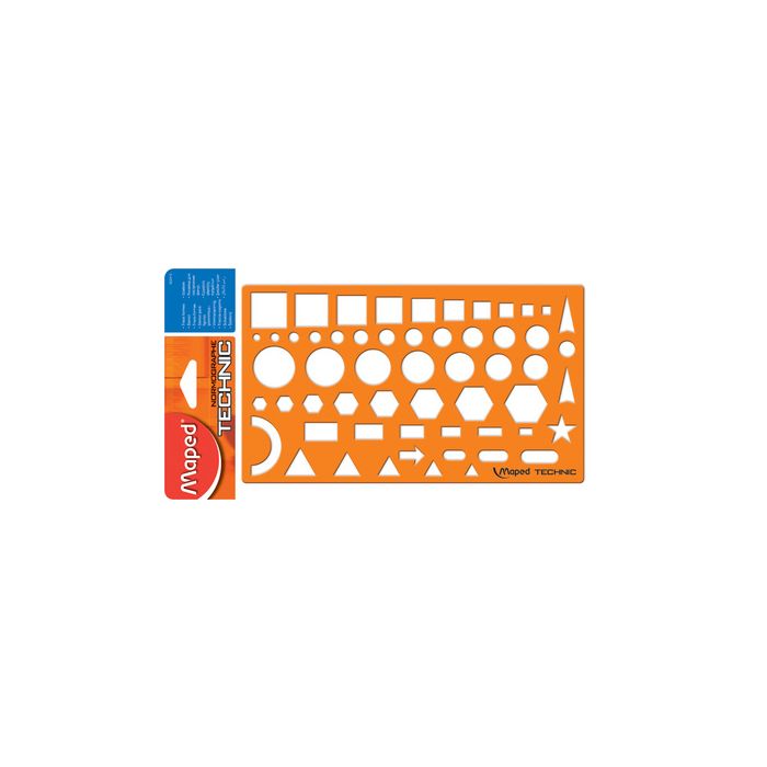 Maped Gabarit NORMOGRAPHE TECHNIC, orange