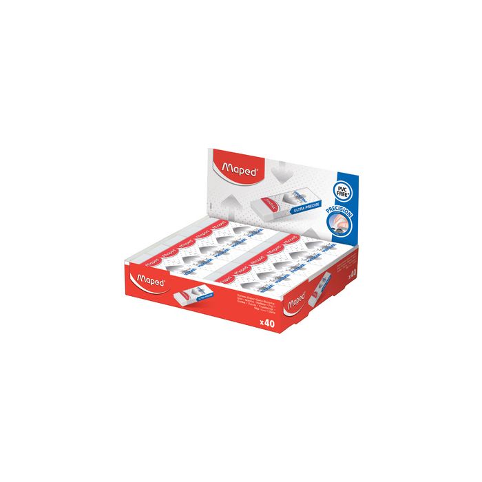Maped Gomme en plastique Technic PRECISION, présentoir de 40 x40