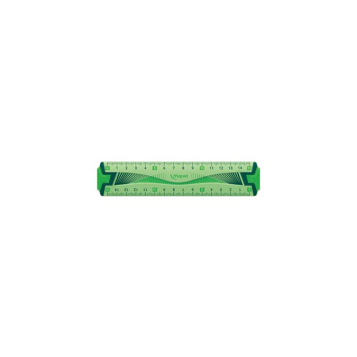 Maped Règle plate Flex, 150 mm, en plastique, flexible