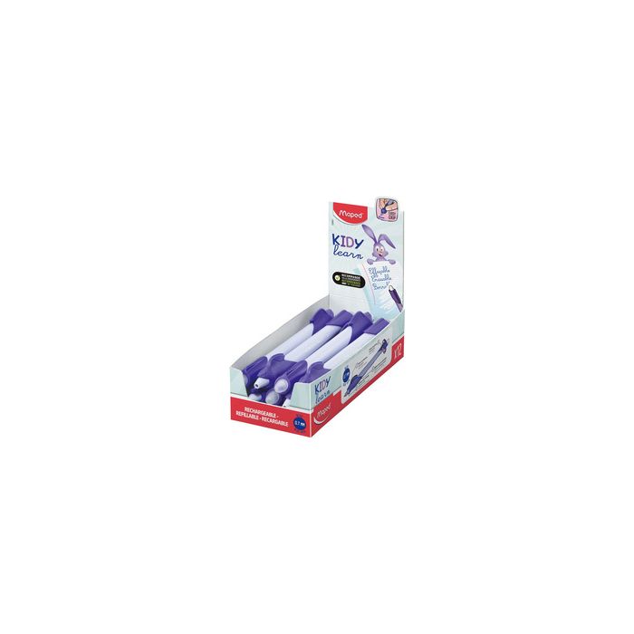 Maped Stylo roller KIDY learn MAGIC, Lapin, présentoir de 12 x12