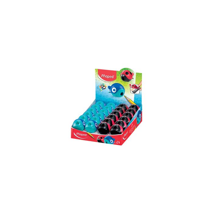 Maped Taille-crayon CROC CROC EASY, présentoir de 24 x24