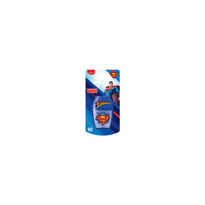 Maped Taille-crayons SUPERMAN, en plastique, bleu