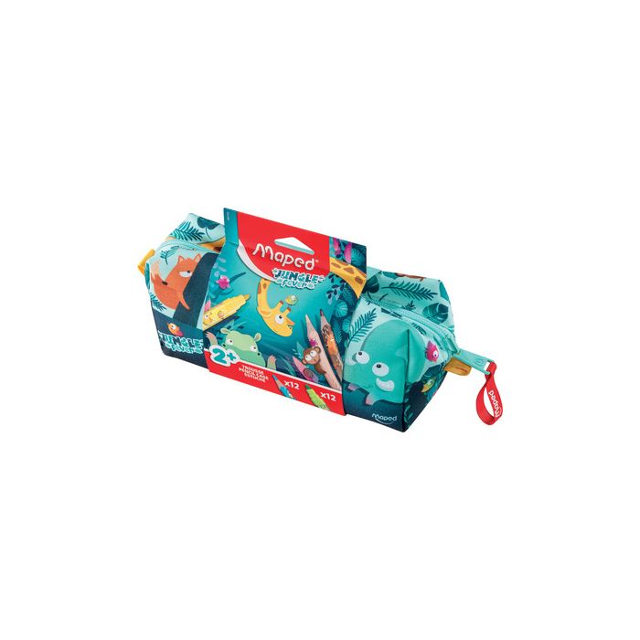 Maped Trousse JUNGLE fever, garni, 24 articles