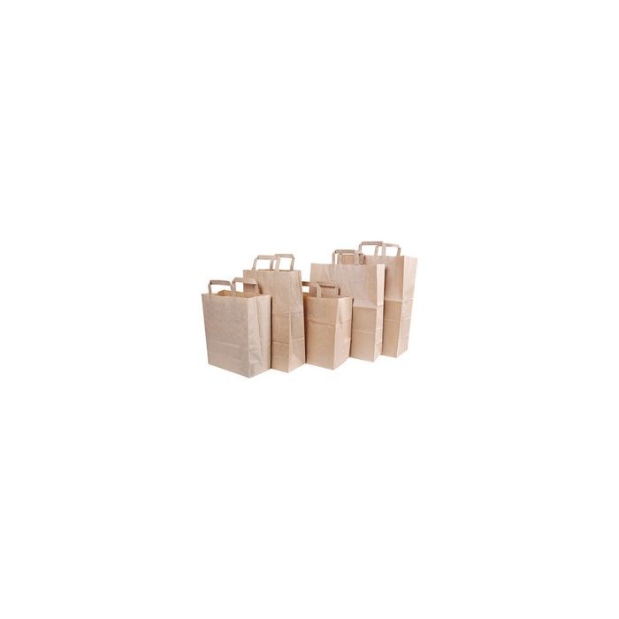 NATURE Star Sac en papier Strong, 320 x 170 x 250 mm, brun