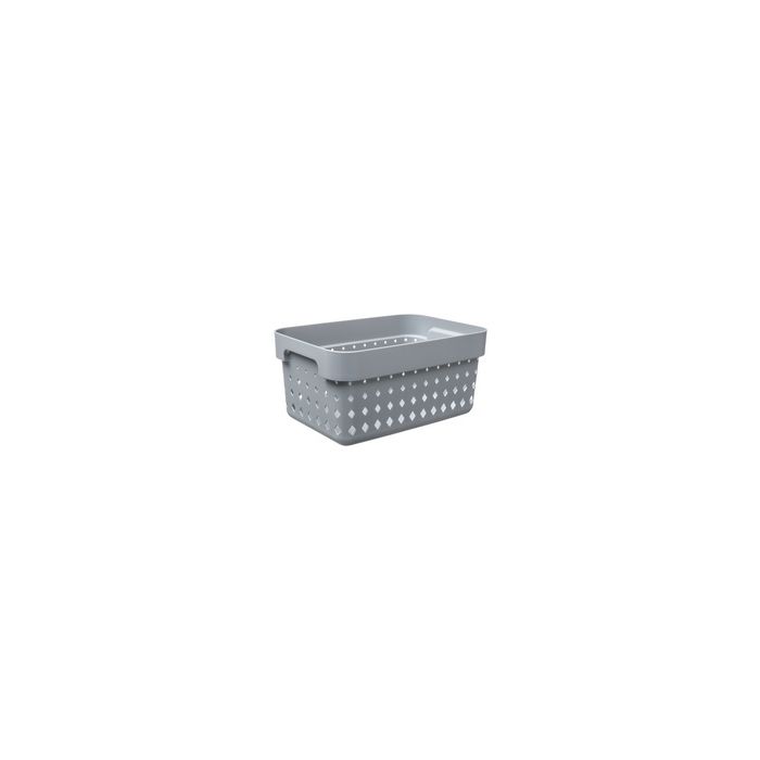 NHG Bac de rangement SEOUL BASKET S, PP, gris