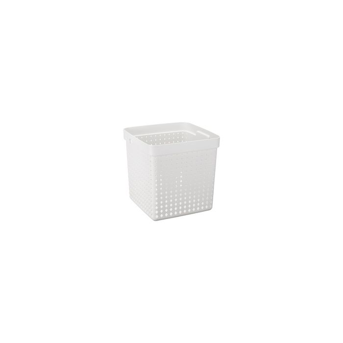 NHG Bac de rangement SEOUL BASKET XL, PP, blanc