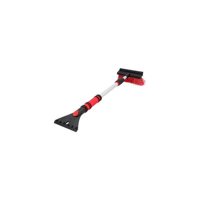 NIGRIN Gratte-givre avec balai à neige, 610 mm, noir / rouge
