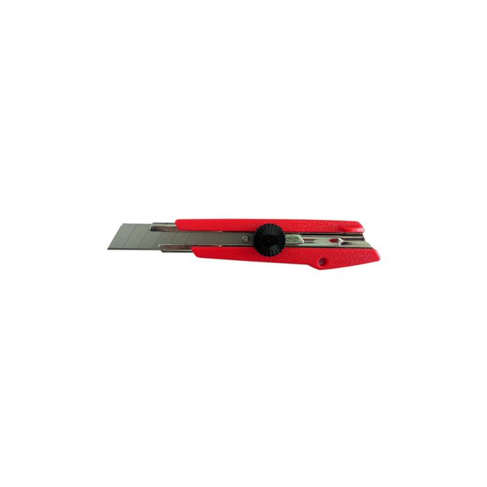 NT Cutter L-500P, boîtier en plastique, 18 mm, rouge