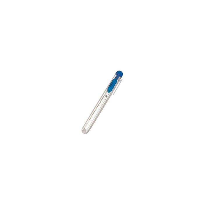 NT Cutter iA-120P, boîtier en plastique, bleu-transparent