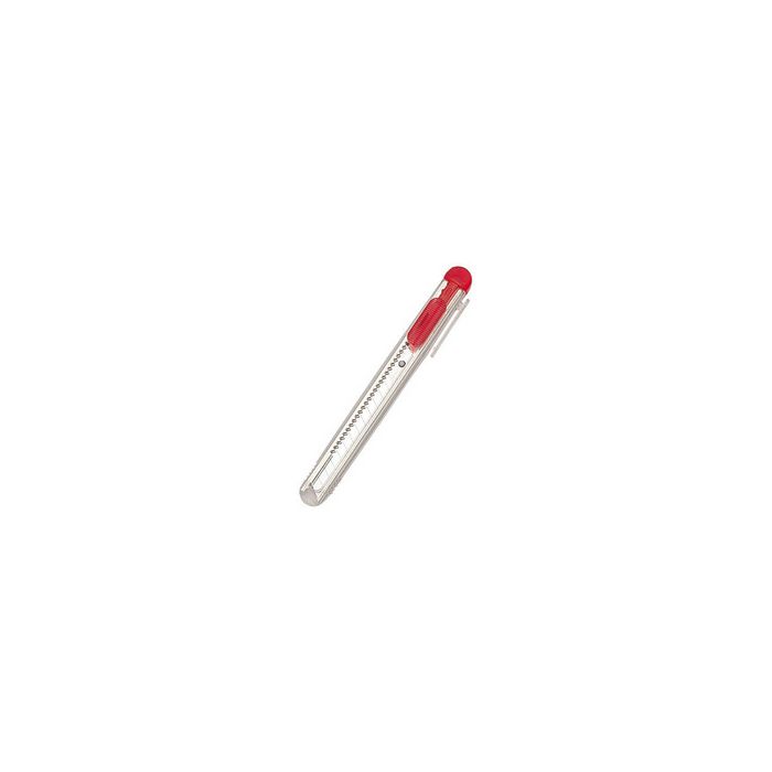 NT Cutter iA-120P, boîtier en plastique, rouge-transparent