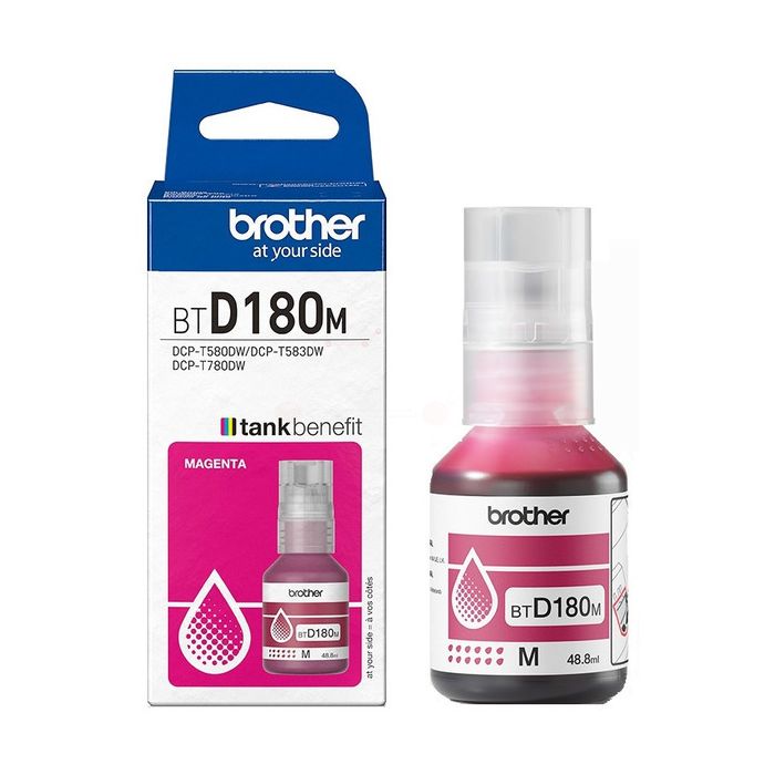 Bouteille d'encre d'origine Brother BTD180M - magenta
