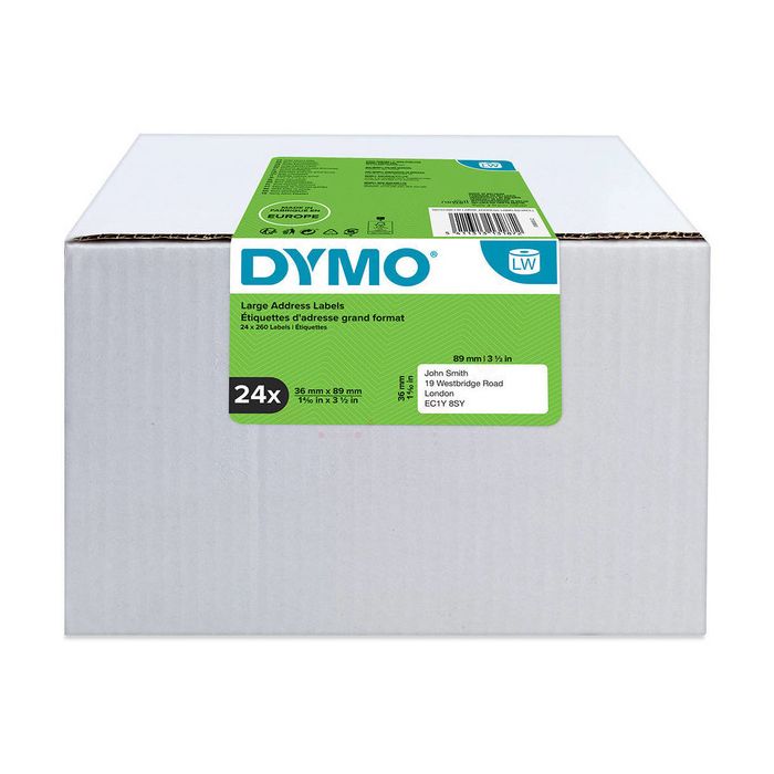 Rouleau d'étiquettes d'origine Dymo 13187 / S0722390 - blanc