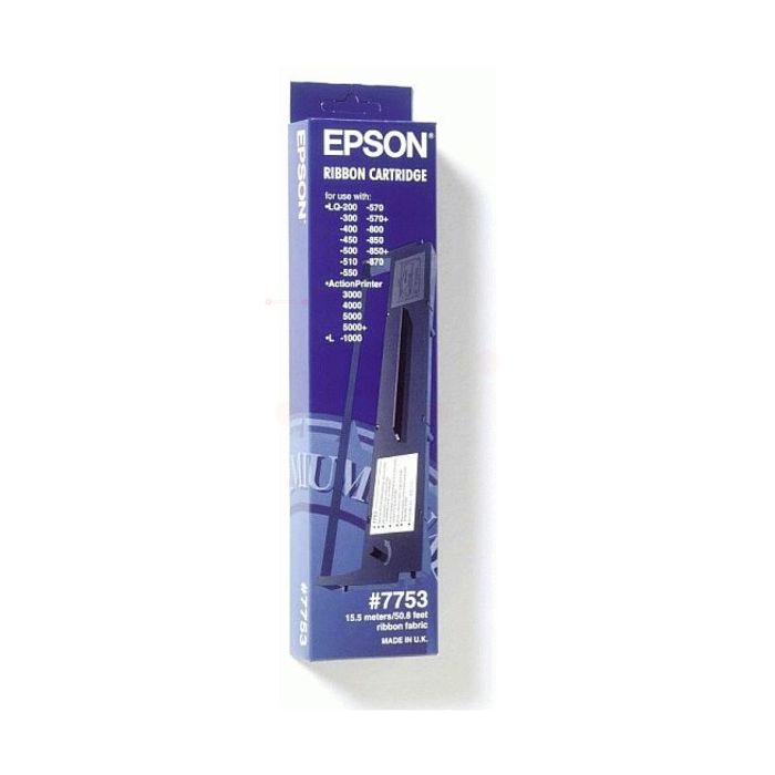 Ruban d'origine Epson C13S015633 / 7753 - noir