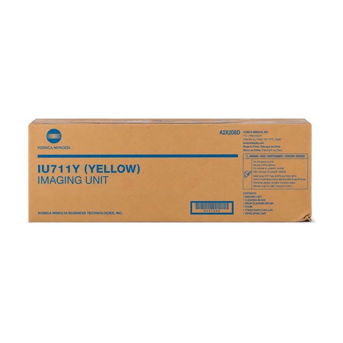 Photoconducteur d'origine Konica Minolta A2X208D / IU-711 Y - jaune