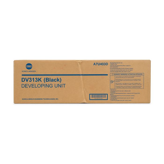 Développeur d'origine Konica Minolta A7U403D / DV-313 K - noir