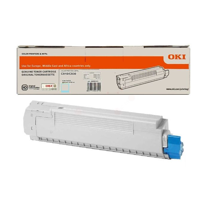 Cartouche Laser de Marque OKI 44059107 Cyan (8 000 pages)