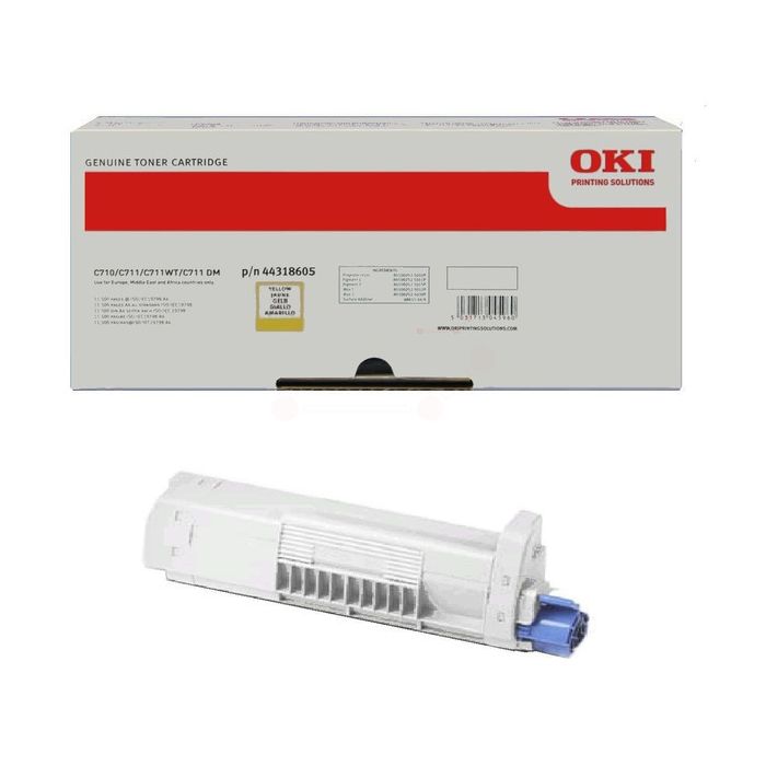 Cartouche Laser de Marque OKI 44318605 Jaune (11 500 pages)
