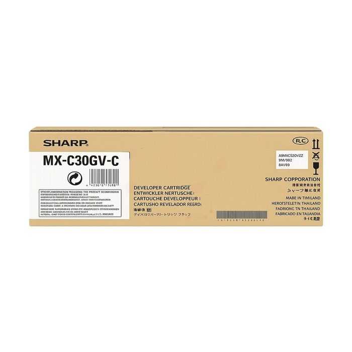 Développeur d'origine Sharp MXC30GVC - cyan
