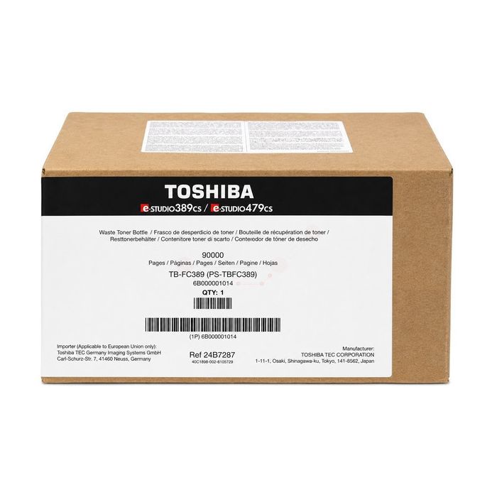 Collecteur de toner d'origine Toshiba 6B000001014 / TB-FC 389