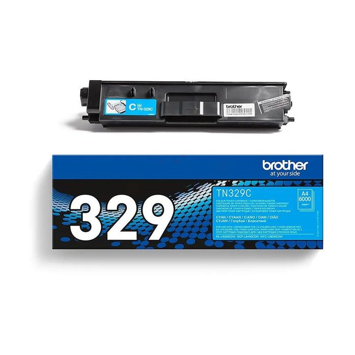 Cartouche Laser de Marque BROTHER TN329C Cyan Haute Capacité (6 000 pages)