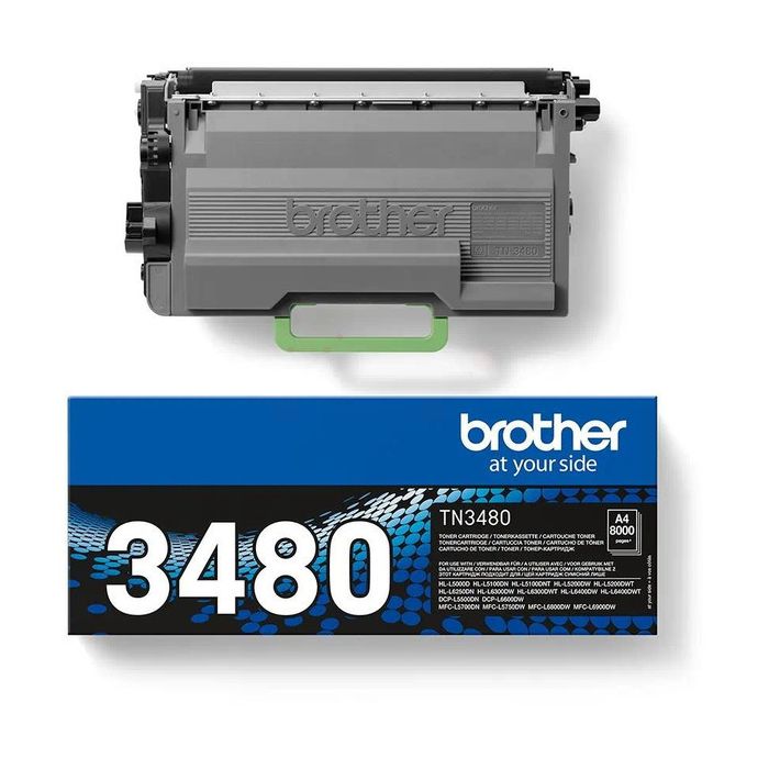 Cartouche Laser de Marque BROTHER TN3480 Noir (8 000 pages)