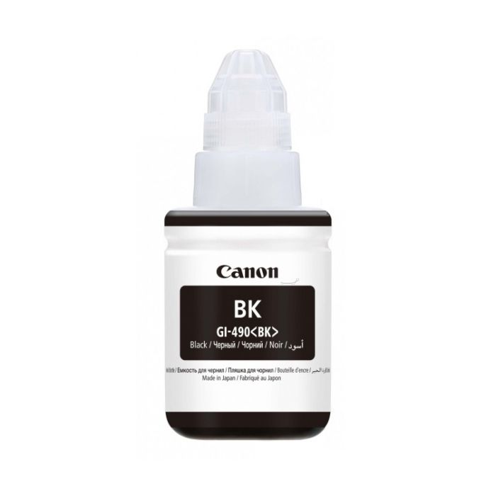 Bouteille d'encre d'origine Canon 0663C001 / GI-490 BK - noire