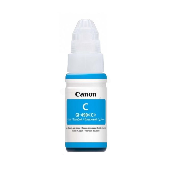 Bouteille d'encre d'origine Canon 0664C001 / GI-490 C - cyan
