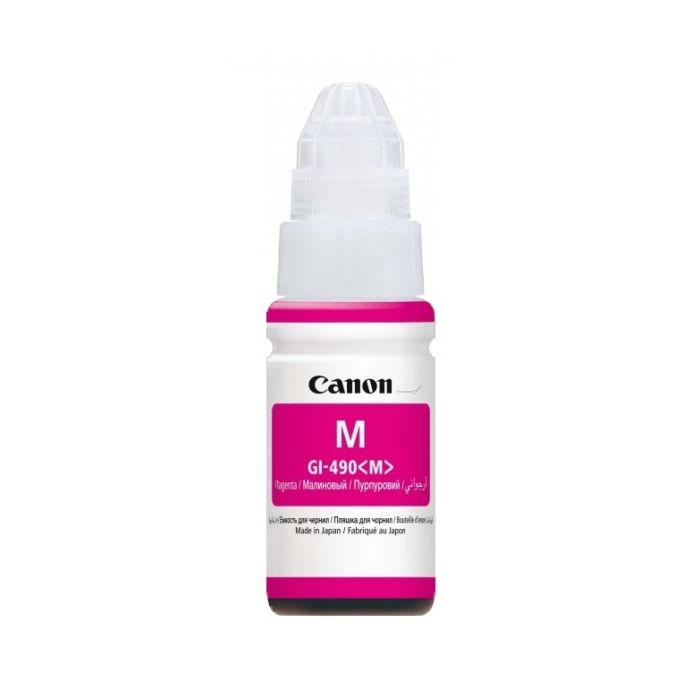 Bouteille d'encre d'origine Canon 0665C001 / GI-490 M - magenta