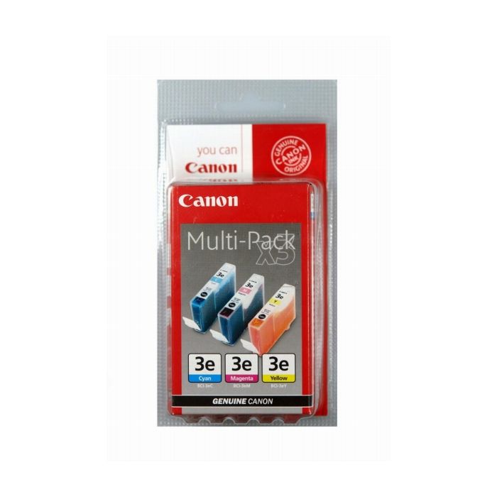 Cartouches d'origines Canon 4480A262 / BCI-3 E - multipack 3 couleurs : cyan, magenta, jaune