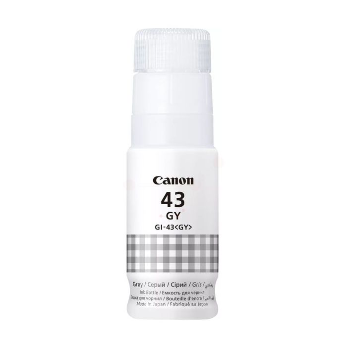 Bouteille d'encre d'origine Canon 4707C001 / GI-43 GY - grise