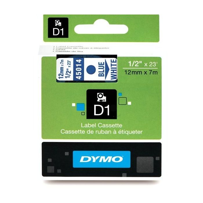Rouleau d'étiquettes d'origine Dymo 45014 / S0720540 - bleu, blanc