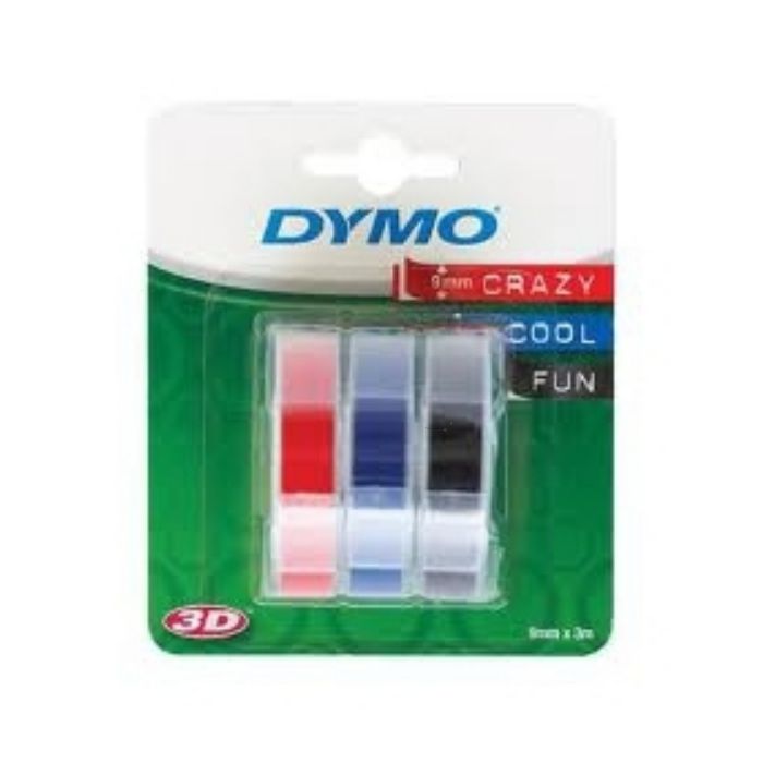 Ruban de marquage d'origine Dymo S0847750 - noir, rouge, bleu