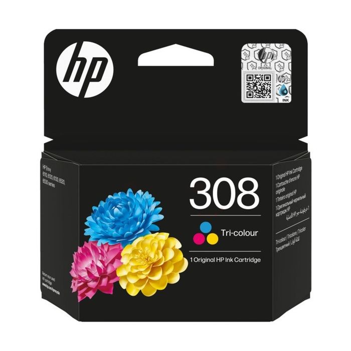 Cartouche d'origine HP 7FP20UE#301 / 308 - multicouleur