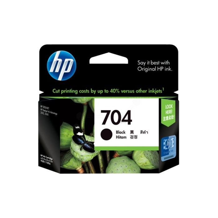 Cartouche d'origine HP CN692AE / 704 - noire