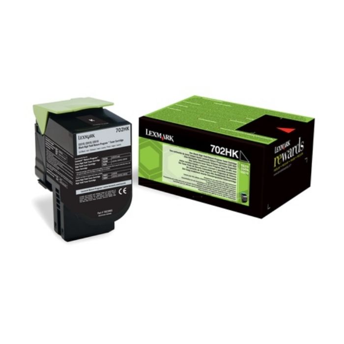 Cartouche Laser de Marque Lexmark 70C2HK0 Noir Haute Capacité (4000 pages)