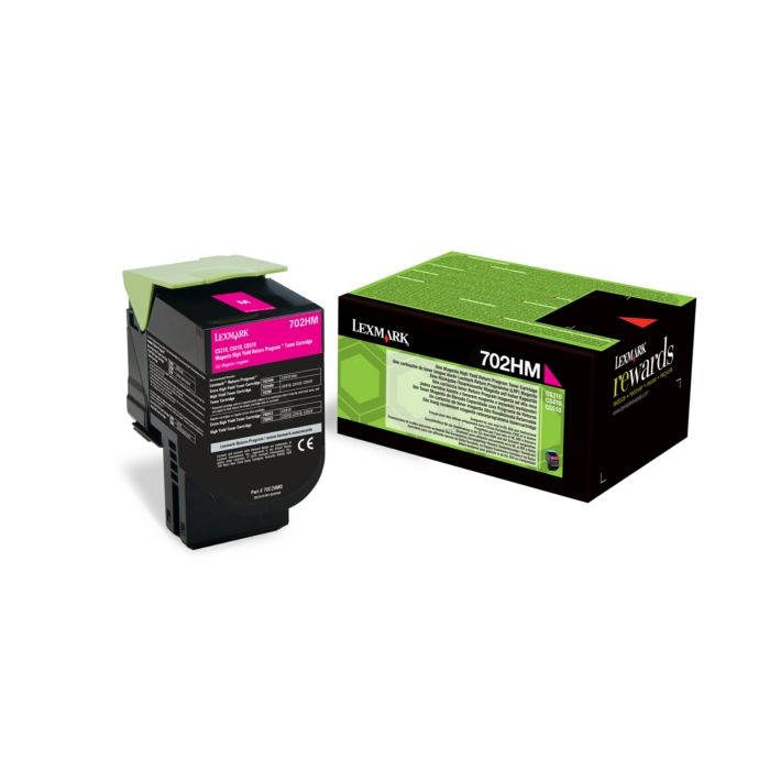Cartouche Laser de Marque Lexmark 70C2HM0 Magenta Haute Capacité (3000 pages)