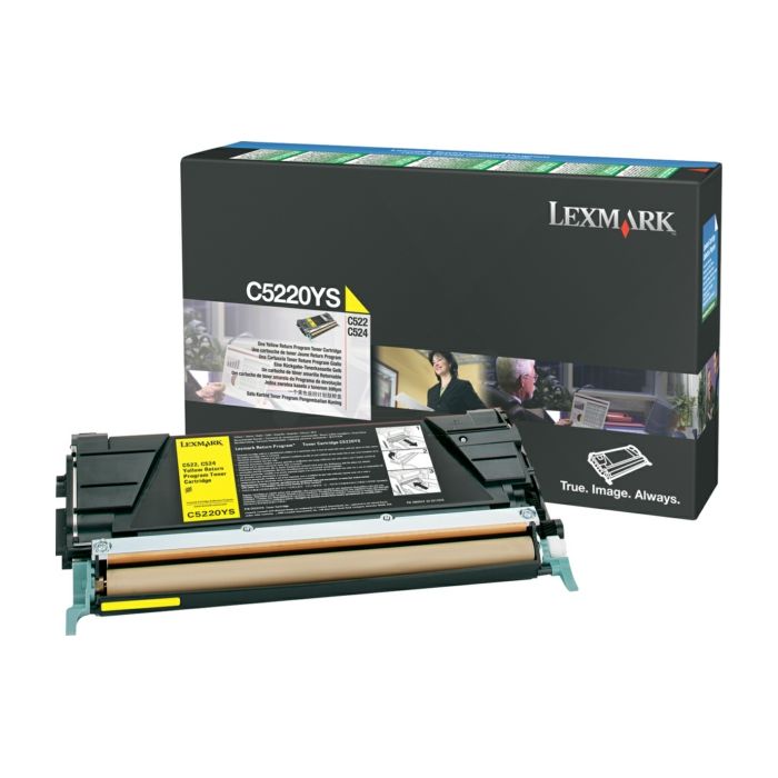 Cartouche Laser de Marque Lexmark C5220YS Yellow (3000pages)