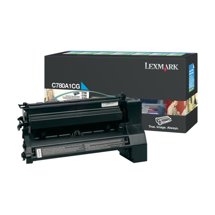 Cartouche Laser de Marque Lexmark C780A1CG Cyan (6 000 pages)
