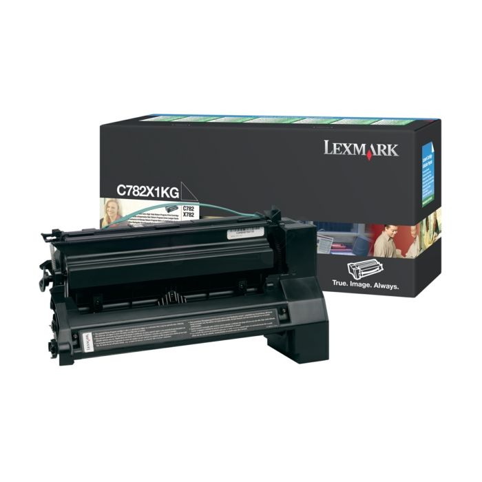 Cartouche Laser de Marque Lexmark C782X1KG Noir (Capacité ultra) 15000 P (à 5%)