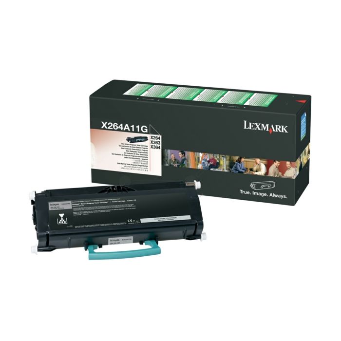 Cartouche Laser de Marque Lexmark X264A11G Noir Capacité Standard (3500 pages)