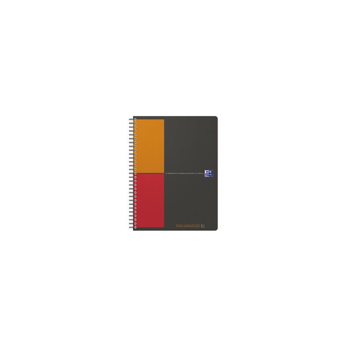 Oxford Cahier à spirale International Task Manager, B5