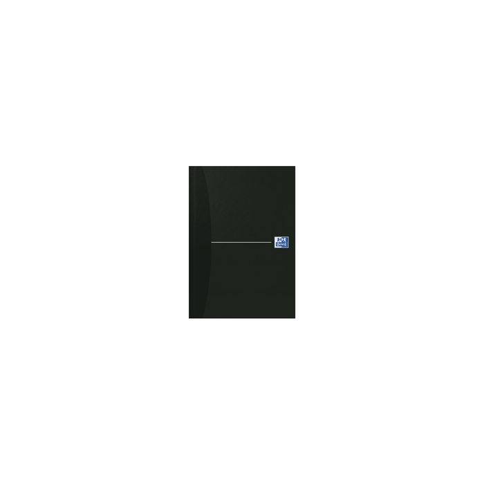 Oxford Carnet de notes "Smart Black", relié, A5, ligné