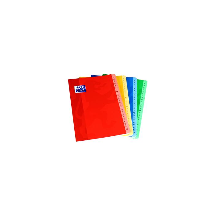 Oxford Carnet répertoire, broché, A4