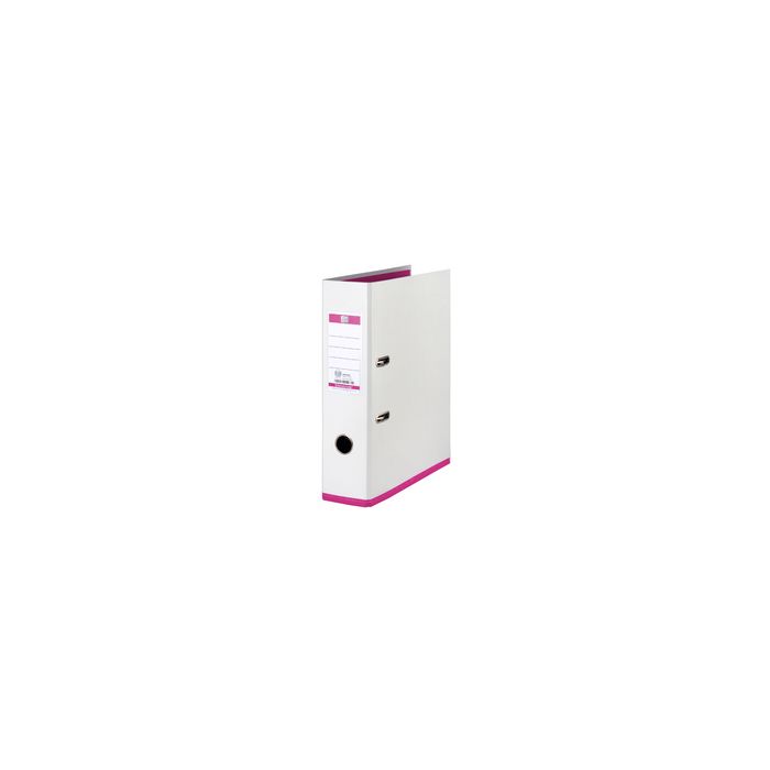Oxford Classeur myColour, dos 80 mm, blanc/rose
